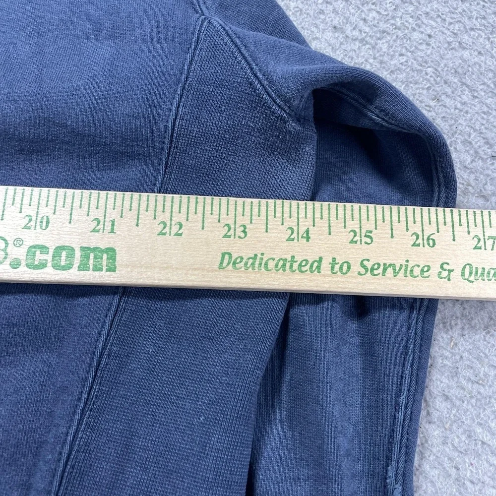 American Giant Hoodie Mens XL Blue Full Zip Fleece Sweatshirt Cotton Made In USA - Picture 8 of 12